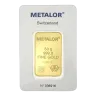50g Gold Bar Metalor Stamped