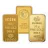 50 Gram Gold Bar (Random Brand, No Assay Card)