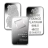 1 oz Platinum Bars - Design Our Choice