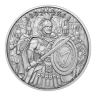 Silver Legendary Warrior Leonidas Round 1oz