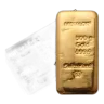 500 Gram Cast Gold Bar Metalor