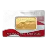 1 oz Gold Bar - PAMP America the Free Bald Eagle (Assay)