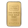 1 oz Gold Bar - Credit Suisse (Vintage, Paper Assay)