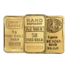 5 Gram Gold Bar Uncarded Various Mints