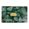 C.Hafner 1g Happy Birthday Gold Bar