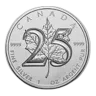2013 Canada 1 oz Silver Maple Leaf BU (25th Anniv)