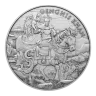 Silver Legendary Warrior Genghis Khan Round 1oz