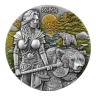 2024 Germania Valkyries: Solveig 2 Oz Silver Round Ultra High Relief BU