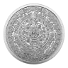 5 OZ SILVER ROUND AZTEC CALENDAR