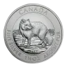 2014 1.5 Oz Canadian Arctic Fox Silver Coin - BU
