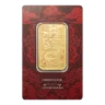 1 oz PAMP Suisse Good Luck Yellow Dragon Gold Minted Bar (in Assay)