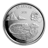 2020 Silver EC8 St. Lucia Lizard
