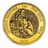 2025 Tudor Beasts 'Queen's Panther' 1 oz Gold Bullion Coin