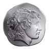 Argentia Silver Art - 5 oz Round "Alexander the Great" - Matte
