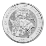 2023 2 oz Tudor Beast Yale of Beaufort Silver Coin