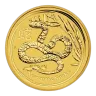 Australian Perth Mint Gold Lunar - Year of the Snake, 2 oz - 2013