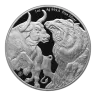 1 oz Bull & Bear Silver Coin