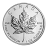 1 Oz Random Year Platinum Maple Leaf Coin (Circulated) - Royal Canadian Mint