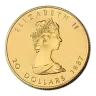 1/2 oz Canadian Gold Maple Leaf Uncirculated - Random Year