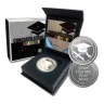 1 oz .999 Fine Silver Round - Congratulations Graduate (Custom Engraved w/ Box)
