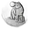 2011 Canada 1 oz Silver Wildlife Series Wolf