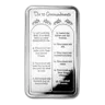 10 oz Silver Bar - Ten Commandments