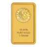 1g Perth Mint Gold Minted Bar