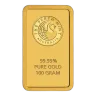 100g Perth Mint Gold Minted Bar