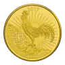 2017 Australia 1 oz Gold Lunar Rooster BU