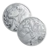 5 oz. Golden State Mint Silver Round Bull/Bear .999 Fine