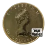 1 oz .999 Gold Maple Leaf (Year Varies)