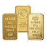 50 gram Gold Bar - Brand Varies (No Card)