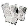 10 Oz Silver Bar (Assorted)
