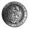1 oz .999 Fine Silver Zodiac Round - Aquarius the Water Bearer (Jan 20th - Feb 18th)