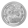 1 oz 99.9% Silver Dwelling Taniwha: Cave Coin BU 2024