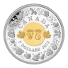 3/4 oz Fine Silver Coin - Royal Infant with Toys (2013)