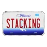 Illinois License Plate - Stacking Across America 1oz Silver Bar