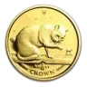 1999 Isle of Man 1/10 oz Gold British Blue Cat BU