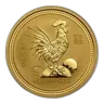 2005 Australia 1 oz Gold Lunar Rooster BU (Series I)