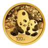China 2024 ¥100 8-g Gold Panda .999 BU