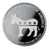 1 oz Silver Bullion Democratic Party Round