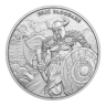 1 Troy oz Eric Bloodaxe Design .999 Fine Silver Round