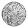 1 Troy oz Julius Caesar Design .999 Fine Silver Round