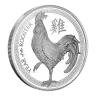 1 oz Silver Year of the Rooster Rounds