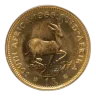 South Africa 1 Rand Gold Coin - XF+ (Random Year)