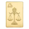 Pamp Suisse 1/2 Gram Gold Zodiac--Libra