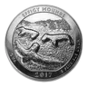 2017 5 oz Silver ATB Effigy Mounds National Monument, Iowa