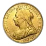 1893-1901-P Australia Gold Sovereign Victoria Veil Head AU