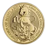 1/4oz Gold Coin Queen's Beast Unicorn UK
