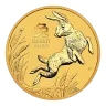 2023 Australia 2 oz Gold Lunar Rabbit BU (Series III)